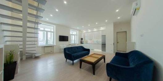 st. Krasnoarmeyskaya 29 Living Room Flatscreen TV, Fold-out Sofa Set, Master Bedroom 1 Double Bed