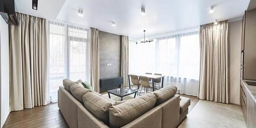 st. Delovaya 1/2 Parking Elevator Access - Directly to Underground Parking, Underground Parking Spot (additional charge), Master Bedroom 1 Double Bed